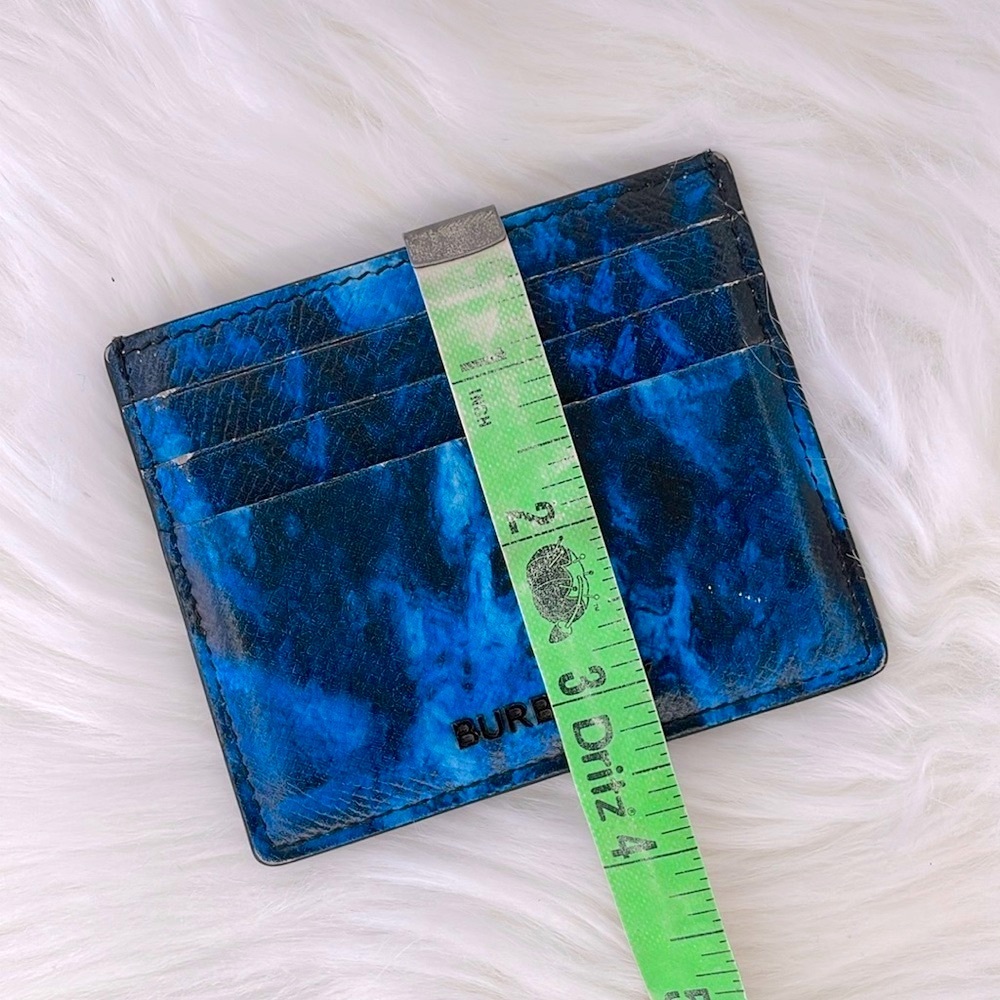 BURBERRY Sydney Ripple‎ Print Leather Card Case RARE! - Picture 12 of 14